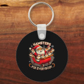 Hamsters For Everybody Christmas Pajamas Hamster K Schlüsselanhänger (Vorderseite)