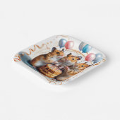 Hamsters Geburtstagsparty Geburtstag Pappteller (Gewinkelt)