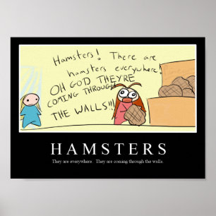 HAMSTERS inspirierendes Poster