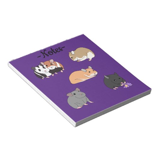 Hamsters  notizblock (angewinkelt)