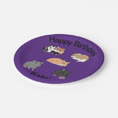 Hamsters Pappteller (Schrägansicht)