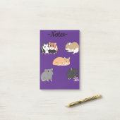 Hamsters  post-it klebezettel (Auf Schreibtisch)