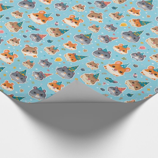 Hamsterverpackungspapier Geschenkpapier (Ecke)