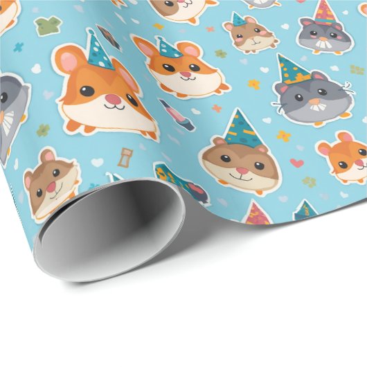 Hamsterverpackungspapier Geschenkpapier (Rolleneckpunkt)