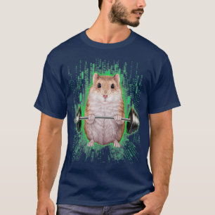 Hamsterweichtraining im Cyber-Fitness-Fitnessraum T-Shirt