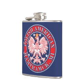 Hamtramck Michigan Polnischer Adler Flachmann (Links)