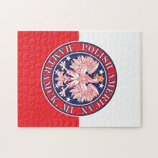 Hamtramck Michigan Polnischer Adler Puzzle (Horizontal)