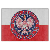 Hamtramck Michigan Polnischer Adler Schneidebrett (Vorderseite)