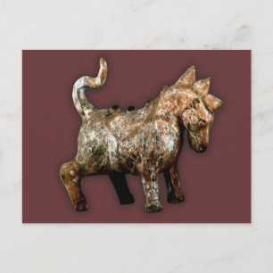 Han Dynsty Artefakt Terracotta Postkarte
