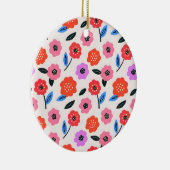 Han zeichnet Blumenmuster Keramik Ornament (Rechts)
