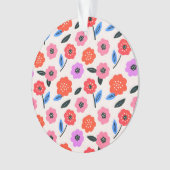 Han zeichnet Blumenmuster Ornament (Vorderseite)
