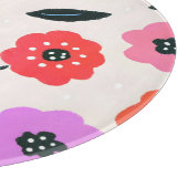 Han zeichnet Blumenmuster Schneidebrett (Ecke)