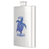 Hana Hawaii Vacation Tribal Turtle Flachmann (Links)