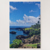Hana Highway, Maui Hawaii Oceanside Jigsaw Puzzle (Vertikal)