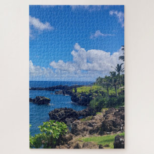 Hana Highway, Maui Hawaii Oceanside Jigsaw Puzzle