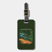 Hana Highway Maui Hawaii Vista Gepäckanhänger (Vorderseite vertikal)