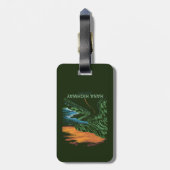 Hana Highway Maui Hawaii Vista Gepäckanhänger (Rückseite vertikal)