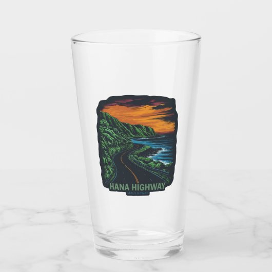 Hana Highway Maui Hawaii Vista Glas (Vorderseite)