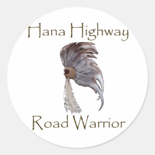 Hana Highway Road Warrior Aufkleber