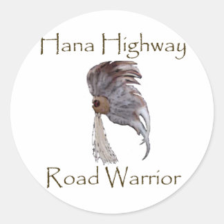 Hana Highway Road Warrior Aufkleber