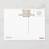 Hana Pferses Postkarte (Rückseite)