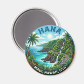 Hana USA Magnet (Vorderseite/Rückseite)