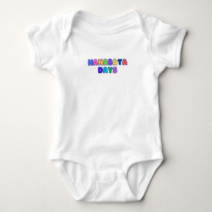 Hanabata Days Rainbow Colors Baby Strampler