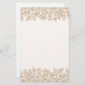 Hanacaraka Briefpapier (Vorne/Hinten)