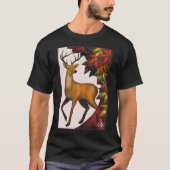Hanafuda Deer Maple Classic T-Shirt (Vorderseite)