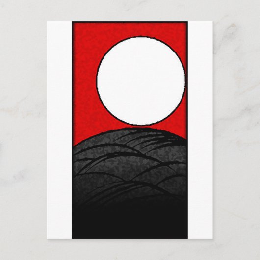 hanafuda japanese card (JAPAN KYOTO) Postkarte (Vorderseite)