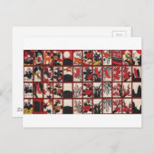 Hanafuda-Liebe Postkarte (Vorne/Hinten)