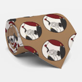 Hanafuda "Matsu-ni-tsuru" Krawatte (Gerollt)