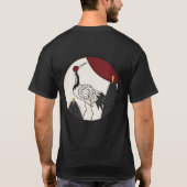 Hanafuda "Matsu-ni-tsuru" T-Shirt (Rückseite)