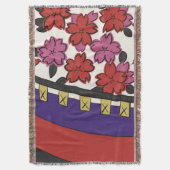 Hanafuda "Sakura-ni-maku" Decke (Vorderseite Vertikal)