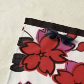 Hanafuda "Sakura-ni-maku" Strandtuch (Beispiel)