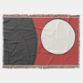 Hanafuda "Susuki-ni-tsuki" スローブランケット Decke (Vorderseite)