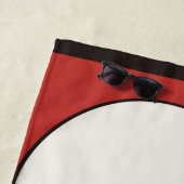 Hanafuda "Susuki-ni-tsuki" Strandtuch (Beispiel)