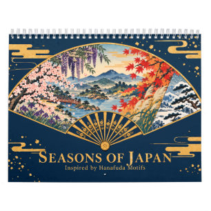 Hanafuda Zwölf Monate Japans Holzschnittkunst Kalender