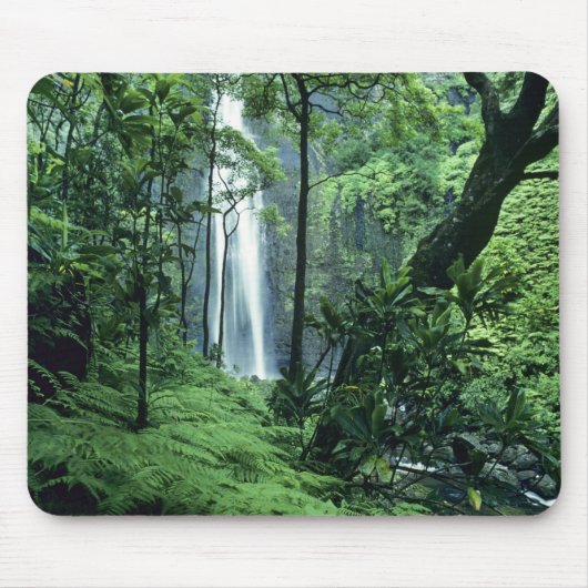 Hanakapiai Falls entlang der Na Pali Küste, Kauai, Mousepad (Vorne)
