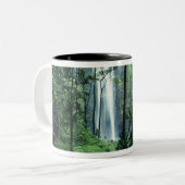 Hanakapiai Falls entlang der Na Pali Küste, Kauai, Zweifarbige Tasse (Vorderseite Links)