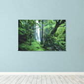 Hanakapiai fällt entlang der Na Pali Küste, Kauai, Leinwanddruck (Insitu (Holzboden))