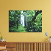 Hanakapiai fällt entlang der Na Pali Küste, Kauai, Leinwanddruck (Insitu (Wohnzimmer))