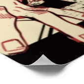Hanako kun Vintag Poster (Ecke)