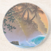 Hanalei Bay Beach Surf Getränkeuntersetzer (Vorne)