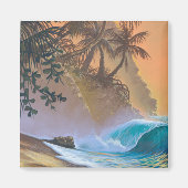 Hanalei Bay Beach Surf Magnet (Vorne)