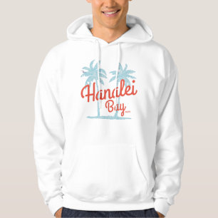 Hanalei Bay Insel Kauai, Hawaii Souvenir Surf Hoodie