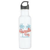 Hanalei Bay Island Kauai, Hawaii Souvenir Edelstahlflasche (Vorderseite)