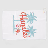 Hanalei Bay Island Kauai, Hawaii Souvenir Golfhandtuch (Horizontal)