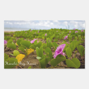 Hanalei Bay, Kauai-Blume Aufkleber für benutzerd