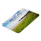 Hanalei Bay, Kauai Hawaii Beach Blume Magnet (Linke Seite)